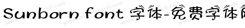 Sunborn font 字体字体转换